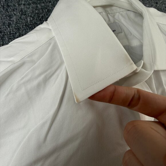 Brooks Brothers Non Iron Button Up Shirt Long Sleeve Men White 15.5 32 Woven ** - Picture 13 of 16